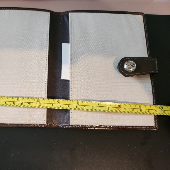 Coach Signature C Passport/ Notebook Cover - Picture 6 of 6